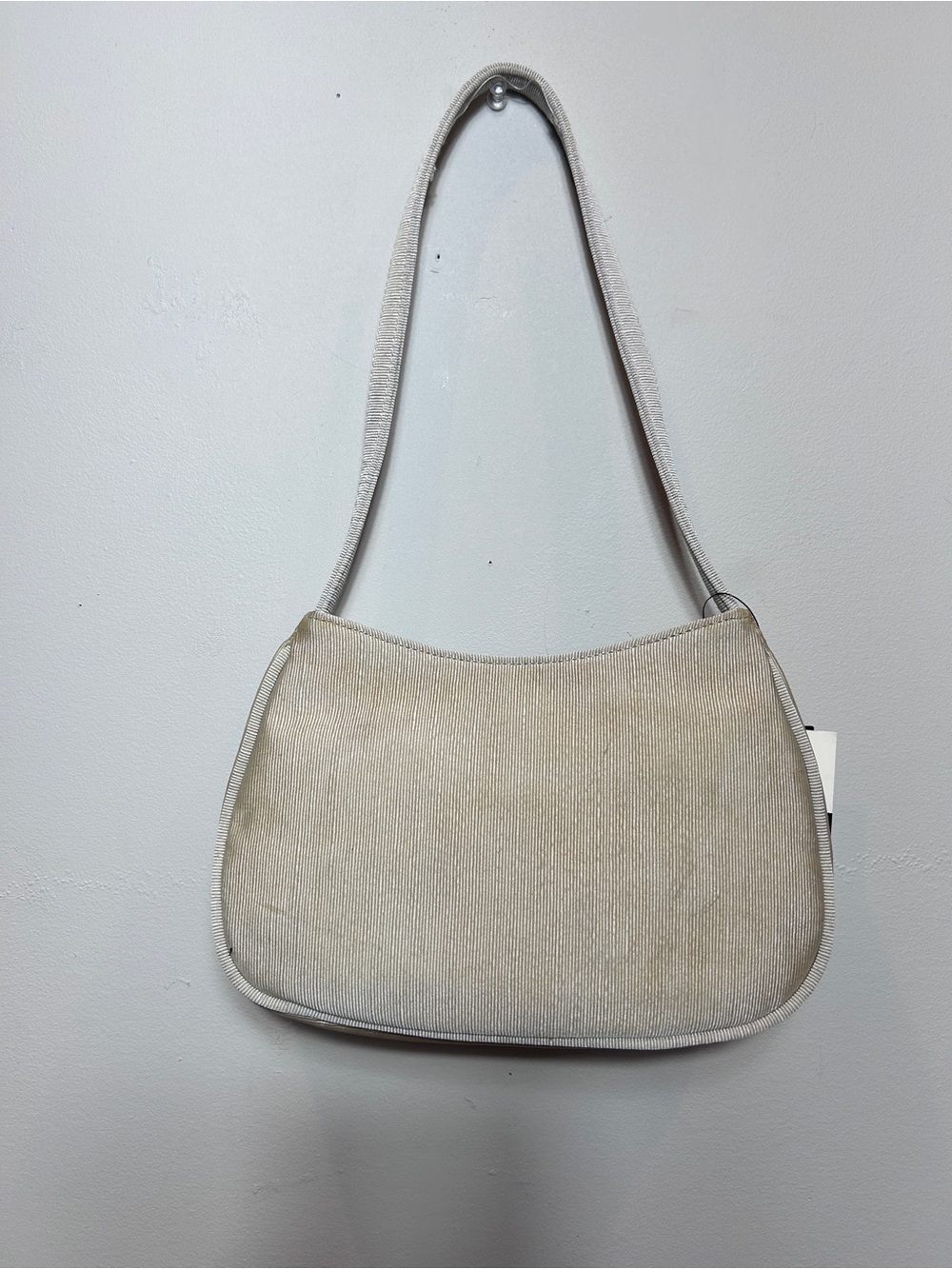 Liz Claiborne Silver Multi Beaded Patchwork Shoulder Bag - Picture 3 of 5